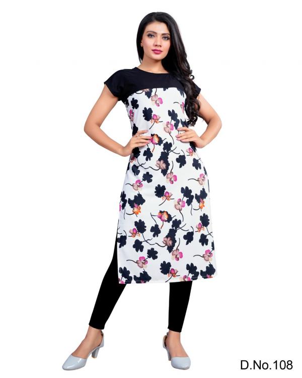 Regular Were Kurti Vol 3 Crepe Designer Digital Print Kurti collection